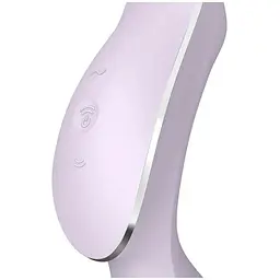 Вакуумний стимулятор із вібрацією Satisfyer Curvy Trinity 2 Фіолетовий - мініатюра 4