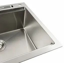 Кухонна мийка Platinum HANDMADE з підставкою для ножів (SP000041333) - мініатюра 4