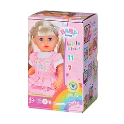 Лялька Baby Born Ніжні обійми Молодша сестричка, з аксесуарами, 36 см (828533) - мініатюра 3