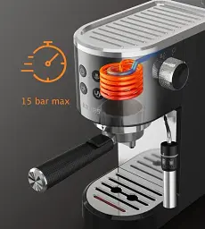 Ріжкова кавоварка еспресо Krups XP444G10 - мініатюра 5