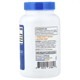 D-глюкарат кальцію Nutricost Calcium D-Glucarate 500 мг 120 капсул - мініатюра 8