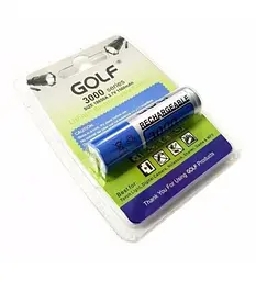 Акумулятор GOLF3000 Series Rechargeable Battery Li-ion18650 3.7 V 1500 mAh