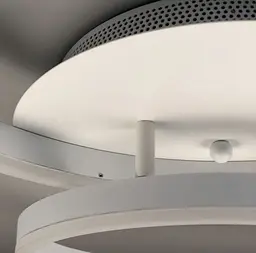 Стельова LED ЛЮСТРА НА 2 КІЛЬЦЯ в білому кольорі | Арт. A 8008/2 WT | Line F - мініатюра 2