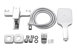 Змішувач для ванни Lidz Orion 006 Chrome з душовим гарнітуром LDORI006CRM48093 - мініатюра 6