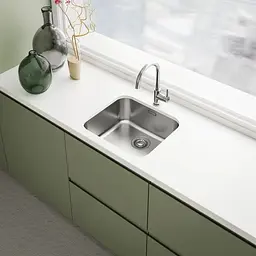 Кухонна мийка Franke Smart, нерж.сталь, прямокутник, без крил, 480х450мм, чаша - 1, накладна, SRX 110-45, нерж полірів. - мініатюра 2