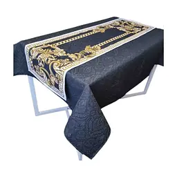 Скатерть Прованс Baroque Black 136х300 см (4823093437807)