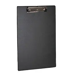 Планшет з затиском А4 PVC чорна 4-257-09 03110409 4Office