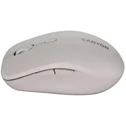 Комп'ютерна мишка Canyon MW-12 Wireless/Bluetooth Beige (CNS-CMSW12BG) - мініатюра 3