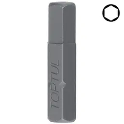 Біта для викрутки TOPTUL 1/4" 25 мм HEX 2 мм FSDA0802