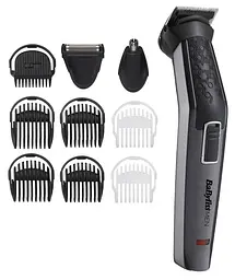 Набір для стрижки волосся BaByliss 10 в 1, 10 насадок, сірий - мініатюра 9