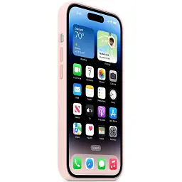 Чохол-накладка Apple Silicone Case with MagSafe для Apple iPhone 14 Pro Chalk Pink (MPTH3) - мініатюра 6
