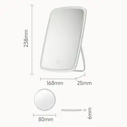 Дзеркало для макіяжу Xiaomi Jordan-Judy LED Makeup Mirror PRO 9.5" (NV662) - мініатюра 7