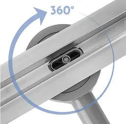 Трап для душу Rea Neox 80 Slim Pro сталь REA-G5802 - мініатюра 3