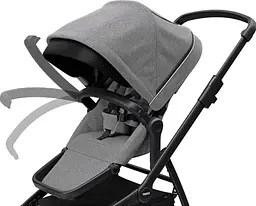 Детская коляска Thule Sleek Black/Grey Melange [11000021] [107638] - мініатюра 7
