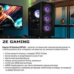 Комп’ютер персональний 2E Complex Gaming AMD R5-5600 16Gb F1TB NVD3060-8 B550 G3301 650W Win11 - мініатюра 4