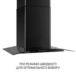 Витяжка декоративна зі склом Minola MTG 6642 BL LED - мініатюра 4