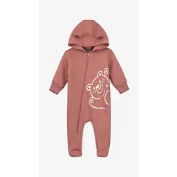 Чоловiчок Ведмежа флісовий для дівчинки Baby Life 22-05 74 см Рожевий