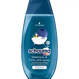 Набір Kids Boy: Шампунь-гель для душу Schauma Kids з чорницею 250 мл + Гель-шампунь для душу Fa Kids Pirate Fantasy 250 мл - мініатюра 2