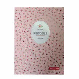 Блокнот Buromax Piccol А5 80 аркушів у клітинку з інтегральною обкладинкою ро (BM.24522101-43)