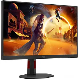 TFT 27" AOC 27G4ZR, Fast IPS, 260Hz, 0,3ms, 2xHDMI, DP, HAS, Pivot, чорно-червоний - мініатюра 2