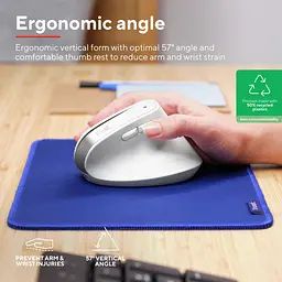 Мишка Trust Bayo+ Ergonomic Wireless/Bluetooth White (25399) - мініатюра 10