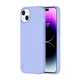 Рідкий силіконовий чохол Vokamo для iPhone 15 Pro Max із магнітом Purple - мініатюра 2
