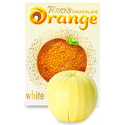 Шоколадный апельсин Terry's White Chocolate Orange Ball 147g