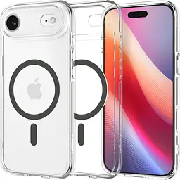 Чохол Spigen Ultra Hybrid with MagSafe для Apple iPhone Air Clear Graphite (ACS10314) [149396] - мініатюра 6