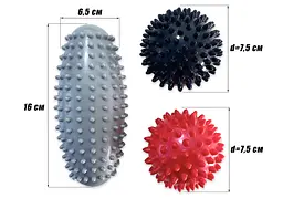 Набір для масажу та МФР EasyFit PVC Set-1 у сумочці - мініатюра 4