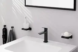 Змішувач для умивальника Hansgrohe Logis Fine з д/к push-open matt black 71252670 - мініатюра 3