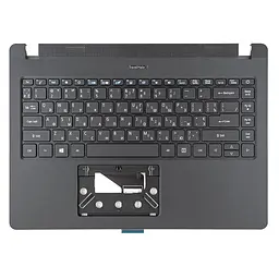 Верхня кришка для Acer TravelMate TMP214-41 TMP214-52, (Чорний, топкейс+клавіатура, підсвітка, Оригінал)