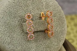 Сережки Xuping Jewelry повітряні кульки 2 см золотисті - мініатюра 3