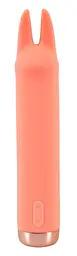 Вібратор You2Toys для клітора Peachy Mini Tickle Bunny 15.4 см помаранчевий - мініатюра 2