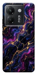 TPU чохол Demsky Purple space marble для Xiaomi Poco M7 Pro 5G