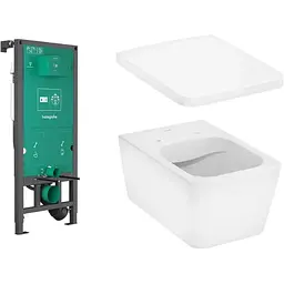 Унітаз підвісний Hansgrohe EluPura Q з інсталяцією iFrame 60301100