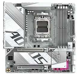 Материнська плата Gigabyte B850M AORUS ELITE WIFI6E ICE (B850M AORUS ELITE WIFI6E ICE) (Socket AM5, AMD B850, Micro-ATX)