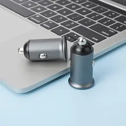 Автомобільний зарядний пристрій ColorWay (2USBx3A, 38W) Power Delivery Port+QC3.0 Gray (CW-CHA029PD-GR) - мініатюра 5