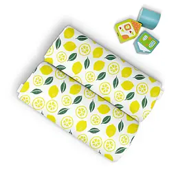 Пелюшки фланелеві Cosas Lemons 80х100 см, жовті - мініатюра 3
