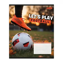 Зошит 1 вересня Let's play football А5 36 аркушів клітинка (768754) - мініатюра 3