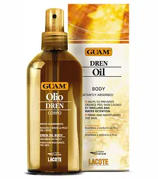 Олія з дренажним ефектом для масажу Guam Olio Corpo Dren 200 мл