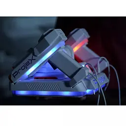 Ігровий набір для лазерних боїв - Проектор Laser X Animated (2 ігр. бластери, 3 слайда-цілі) Laser X 52608 - мініатюра 5