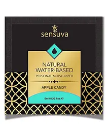 Пробник лубриканту Sensuva Natural Water-Based Apple Candy, 6 мл