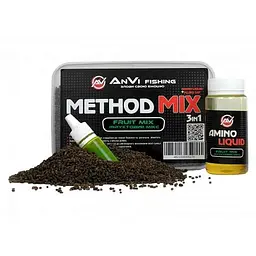 Ліквід ANVI-FISHING Фруктовий Мікс Method Mix ( 3 в1) арт.НФ-00000117