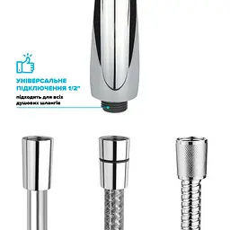 Водозберігаюча душова лійка DROP SPA6F-MULTI150 "Туман" із 6 SPA потоками - Економія 66% - мініатюра 7