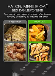 Багатофункціональна мультипіч AIR FRYER GRILL на 5 л 3500 Вт - мініатюра 4