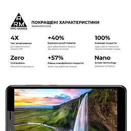 Захисне скло на ZTE Blade A31 з олеофобним покриттям, Pro, повне проклеювання, антистатичний і пиловідштовхуючий шар, 9H, самоклеючеся, 2.5D, на весь екран, антистатичний клей, ArmorStandart (ARM60625) - мініатюра 4