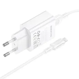 МЗП Borofone BA110A Lemi 7.5W (1USB-A) + кабель USB to MicroUSB White - мініатюра 4