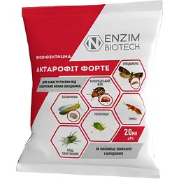 Інсектоакарицид Еnzim Agro Актарофіт Форте 20 мл