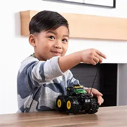 Машинка Трактор John Deere Kids Monster Treads з великими колесами (37929) - мініатюра 4