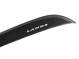 Cпойлер заднього скла козирок для Daewoo Lanos седан Прилягає до скла 3М скотч Voron Glass - мініатюра 5